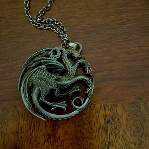 Fire and blood Targaryen pendent